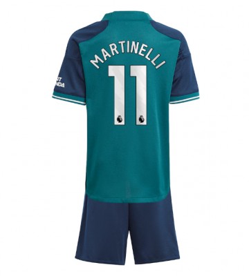 Arsenal Gabriel Martinelli #11 Replika Babytøj Tredje sæt Børn 2023-24 Kortærmet (+ Korte bukser)